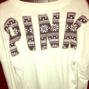 VS PINK long sleeve tee